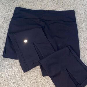 Black Cropped Lululemon Leggings